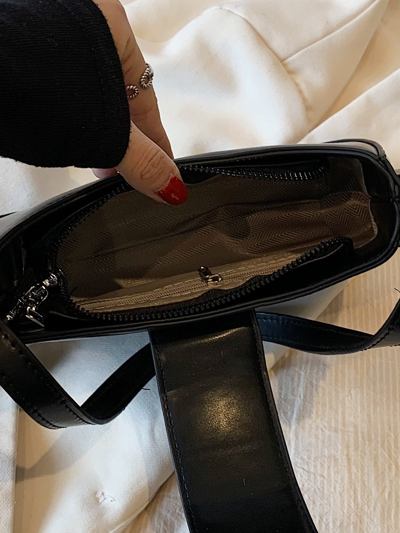 حقيبة كتف مع حجر الراين شنط وحقائب شنط