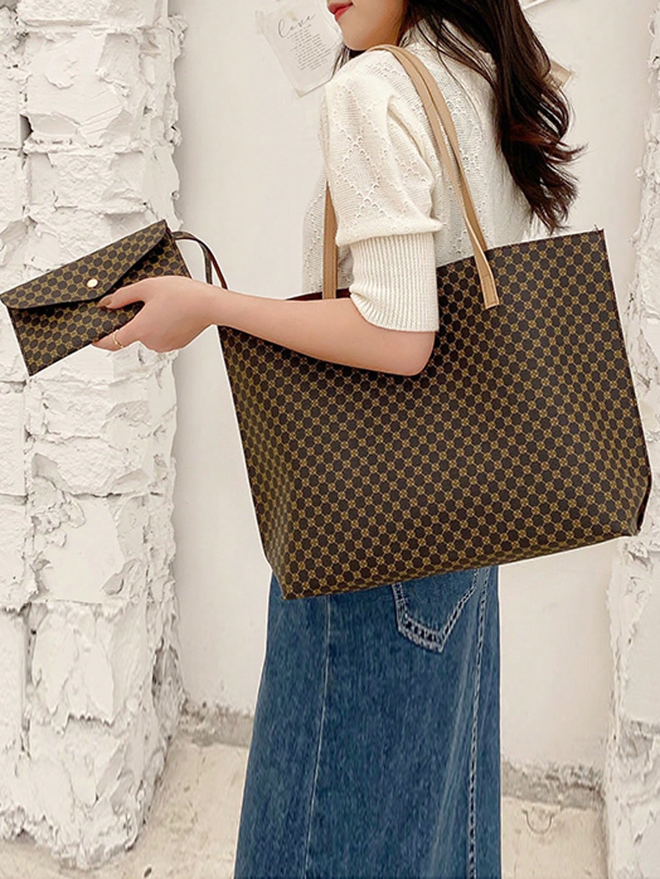 حقيبة نسائية عصرية جديدة بسعة كبيرة شنط وحقائب شنط