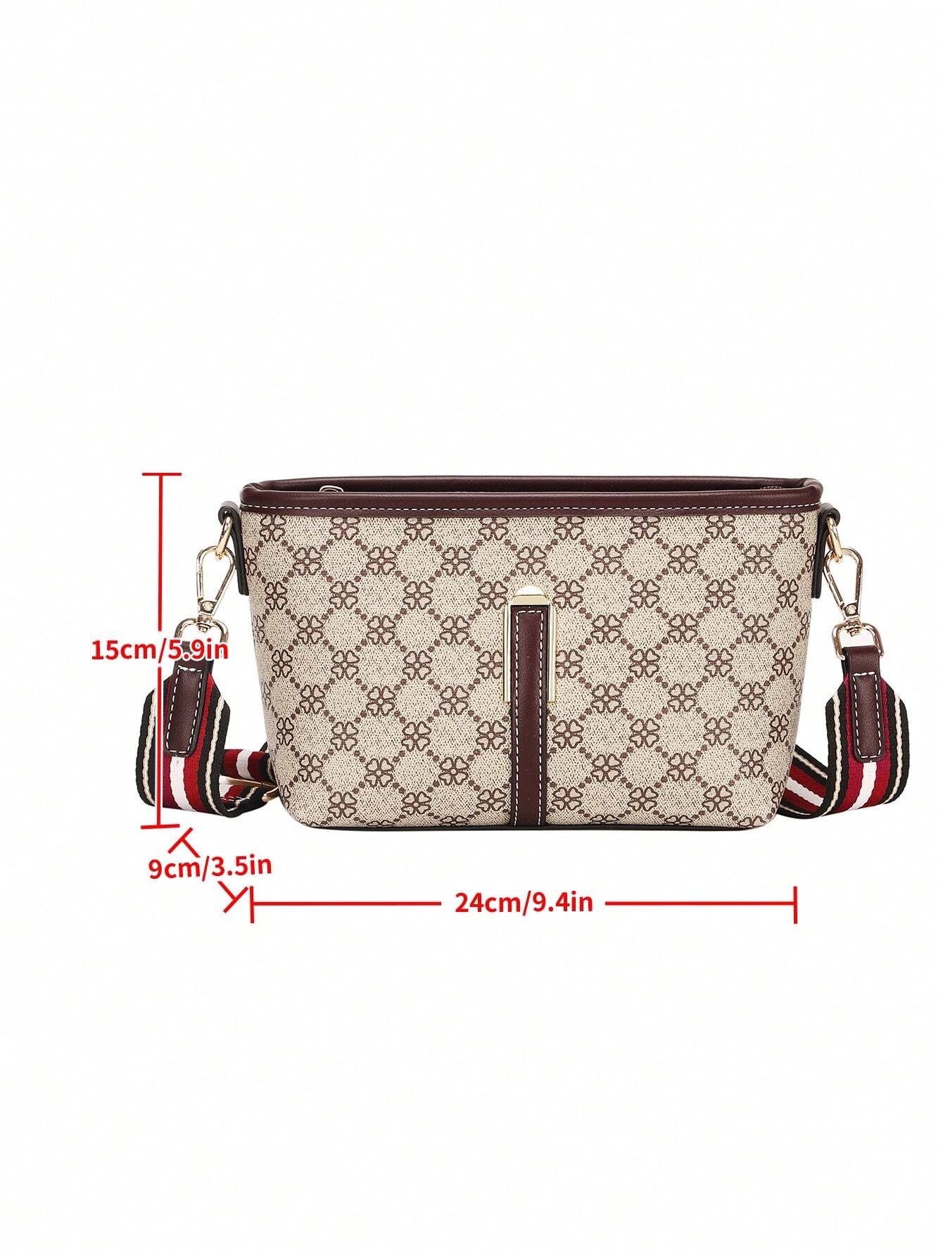 حقيبة كتف نسائية طبعات فنتاج انيقه شنط وحقائب شنط