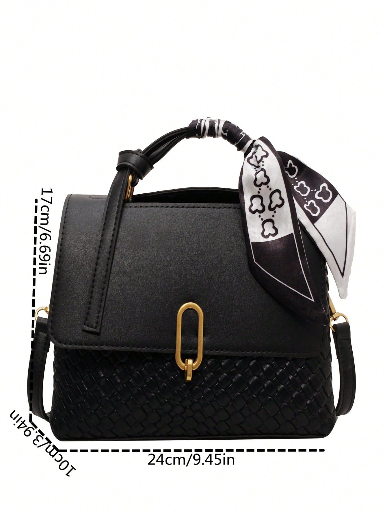 حقيبة كتف محبوكة كلاسيكية شنط وحقائب شنط