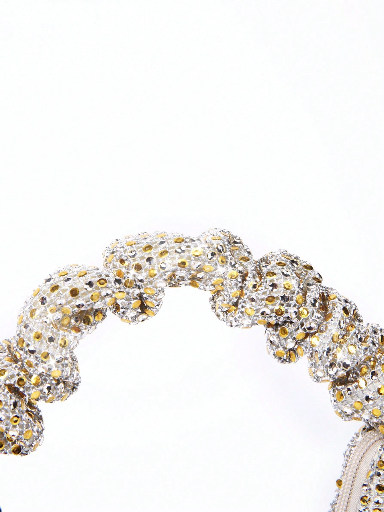 حقيبة سهره كريستال فضي ذهبي شنط وحقائب شنط