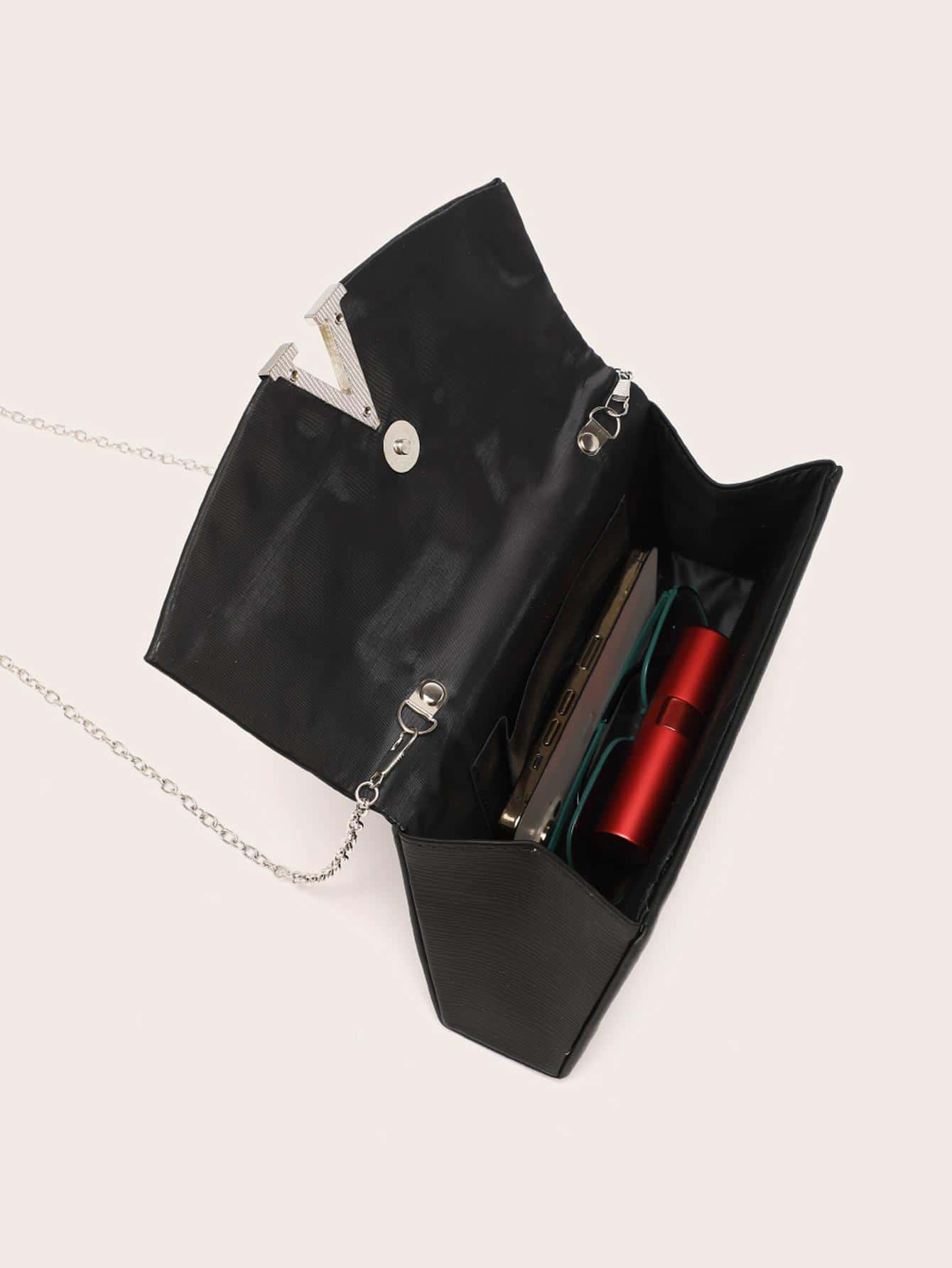 حقيبة مربعة صغير اسود v شنط وحقائب شنط