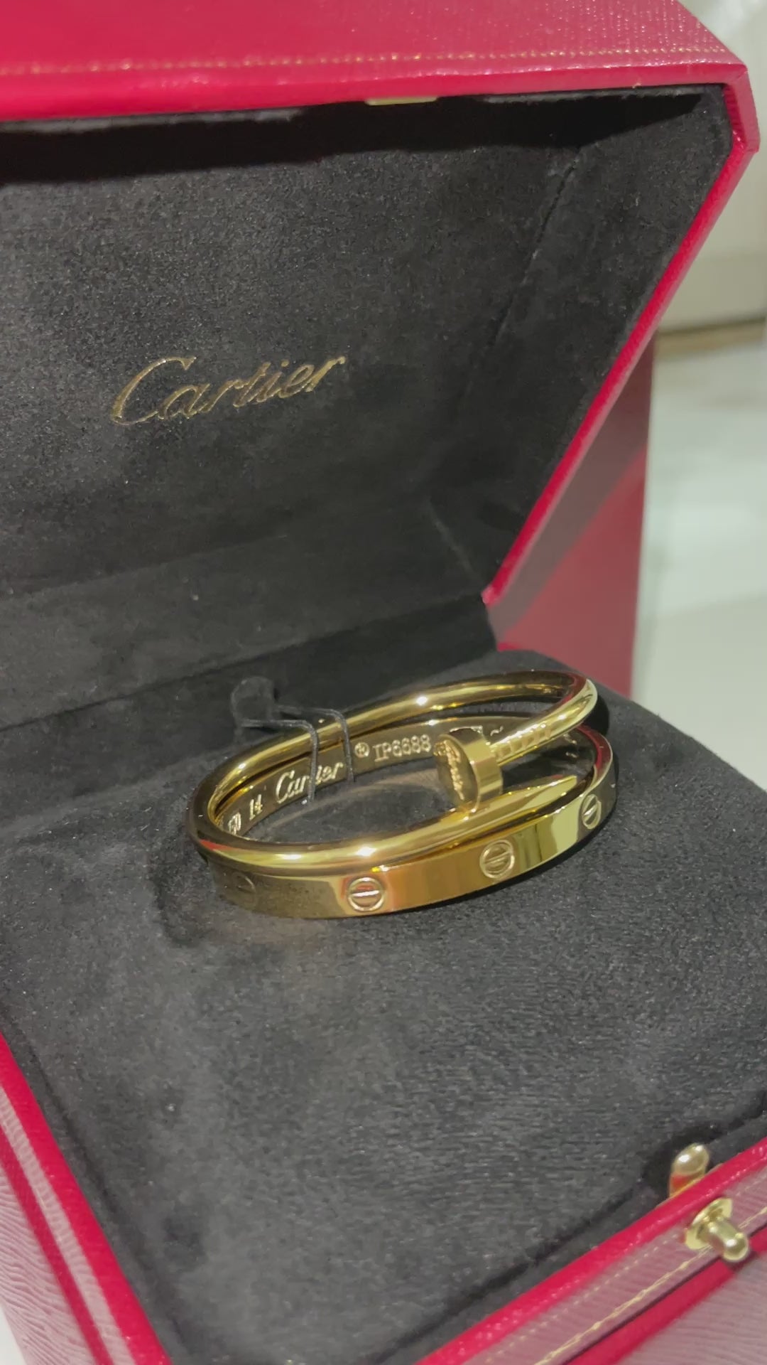 اسوارة كارتير مسمار مع اسواره لوف اسواره CARTIER