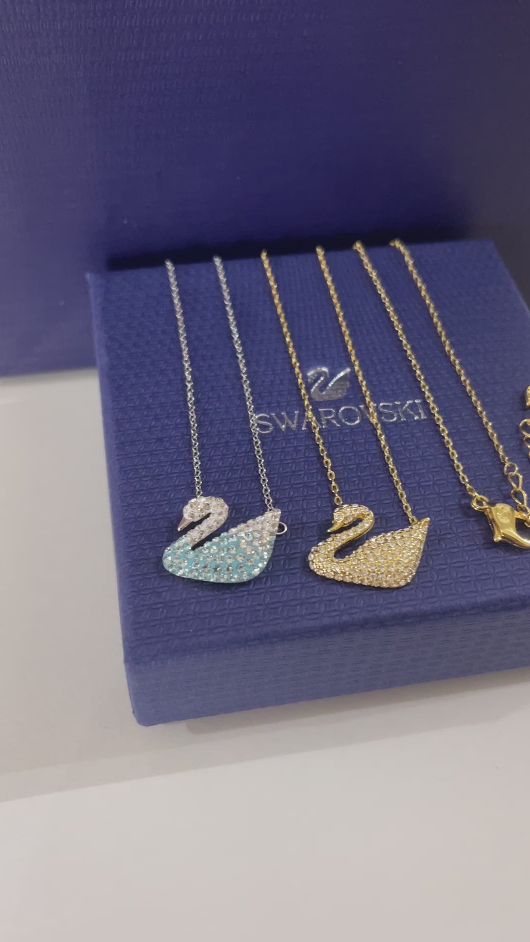 سلسال سواروفسكي سوان كرستال سلسال Swarovski