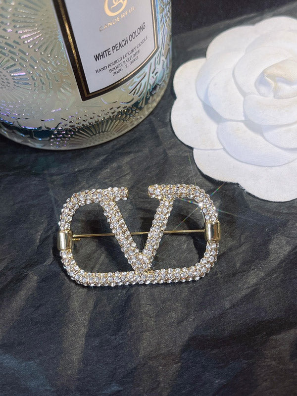 بروش فالنتينو كريستال بروش VALENTINO
