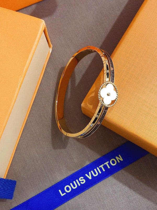 اسوارة لويس فيتون قولد سيركل لوقو اسواره louis vuitton ذهبي
