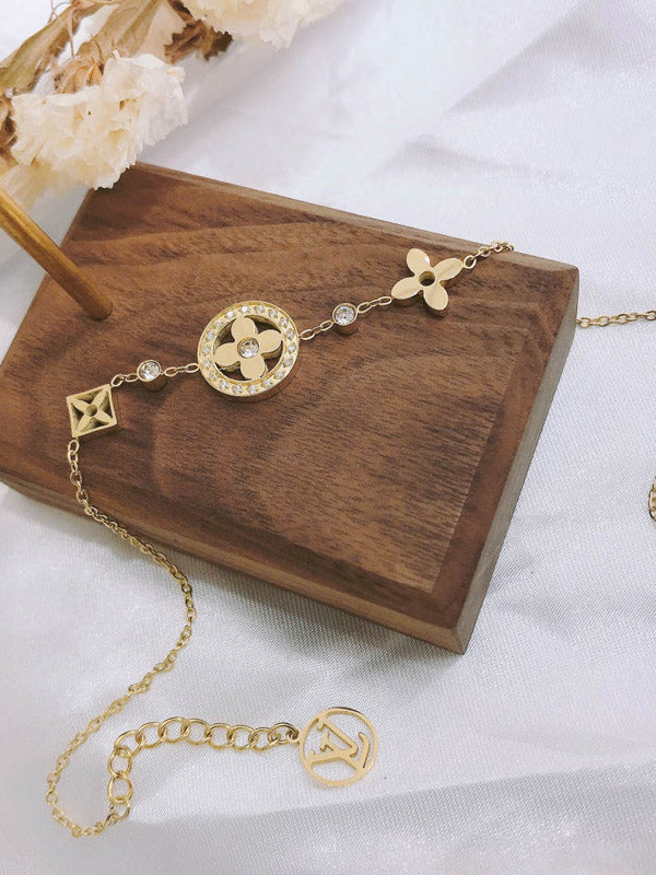 خلخال لويس فيتون ناعمة زركون خلاخل louis vuitton