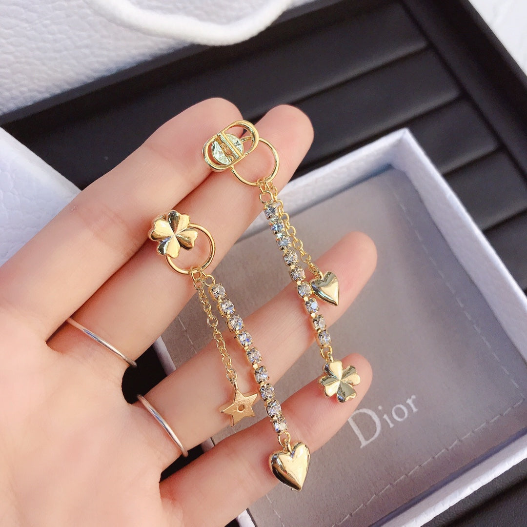 حلق جادور انتيك مدور حلق dior