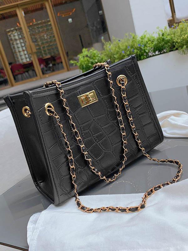 شنطه كروكودايل انيقة شنط وحقائب شنط اسود