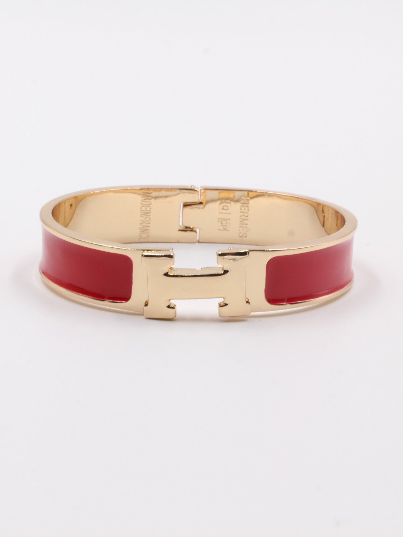 سوار هيرمز ملونة اسواره HERMES احمر ذهبي