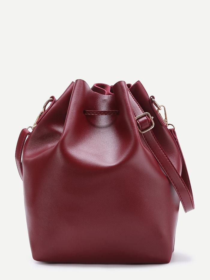 طقم شنط تالا من قطعتين شنط وحقائب متوفر 3 لون عنابي