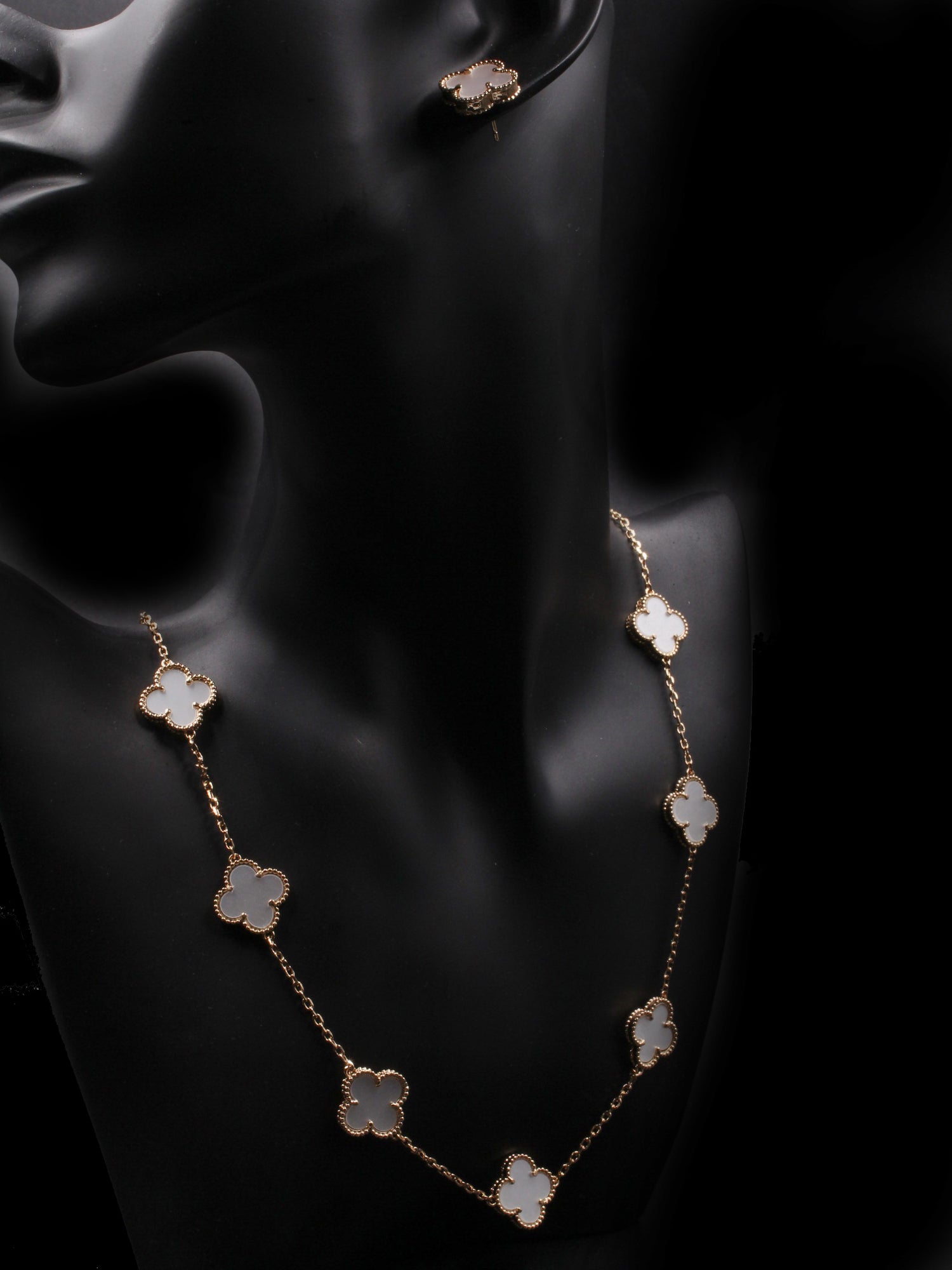 طقم فان كليف 10 وردات روز قولد اطقم van cleef