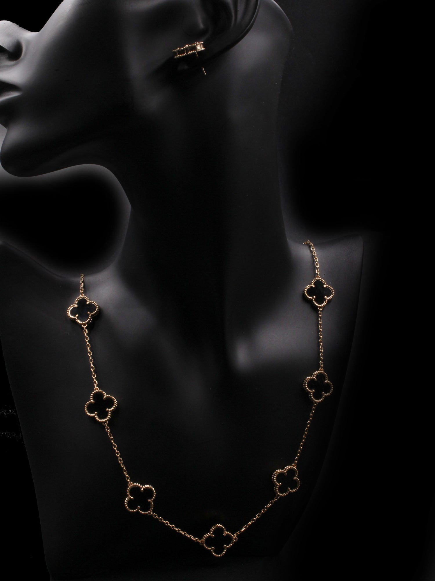 طقم فان كليف 10 وردات روز قولد اطقم van cleef