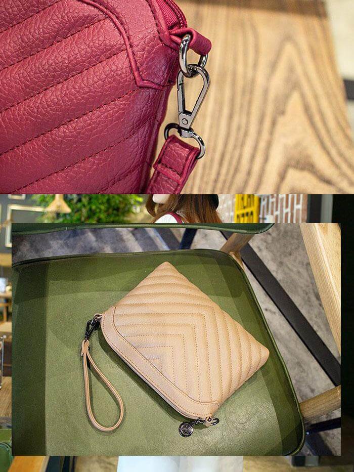 حقيبة يد مضلعة شنط وحقائب متوفر 4 لون