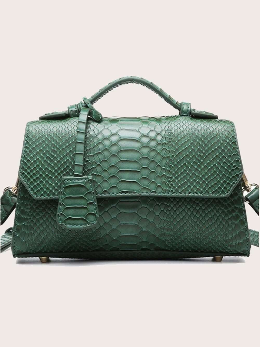 حقيبة كلاتش جلد ثعبان انيقة شنط وحقائب شنط اخضر