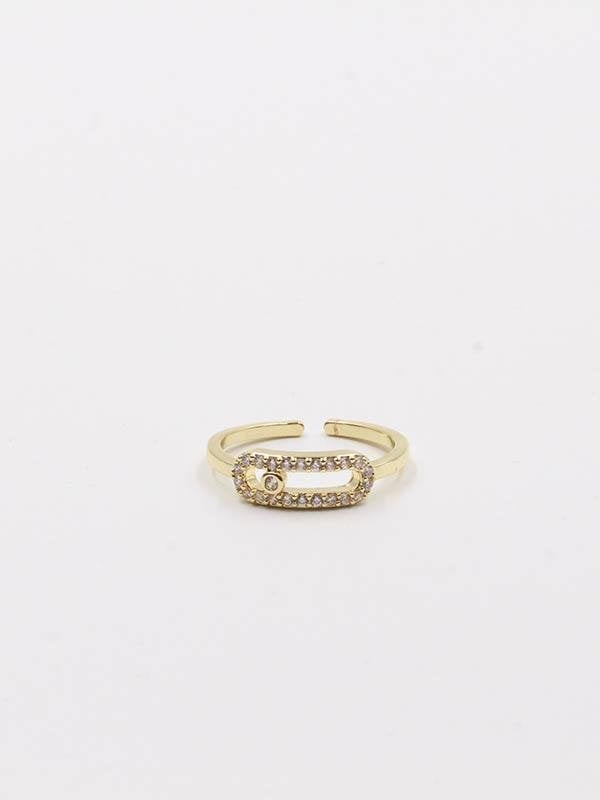 خاتم ميسيكا زركون messika ذهبي