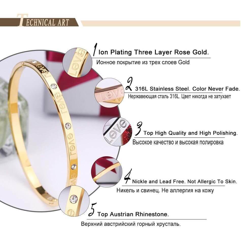 اسواره كارتير بانقل love اسواره متوفر 3 لون