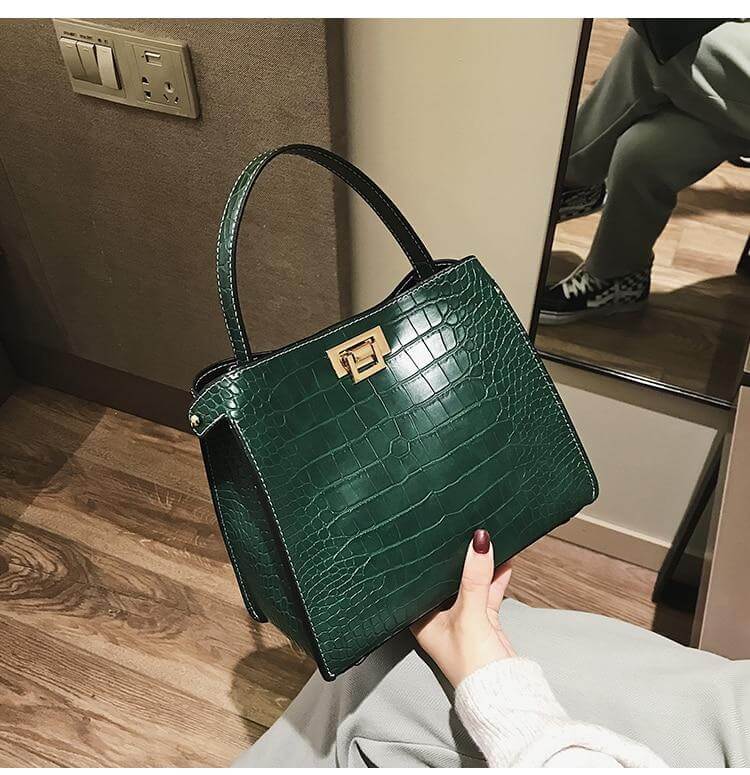 حقيبه باك اوف انيقه جلد تمساح شنط وحقائب شنط