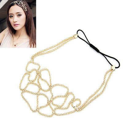 اكسسوار شعر قولد شينز ميتال اكسسوارات شعر متوفر 1 لون ذهبي