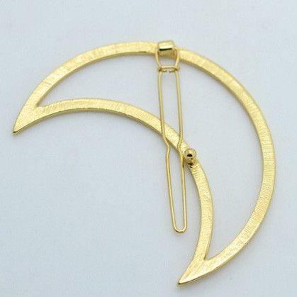 بكله شعر اكسسوارات شعر متوفر 1 لون ذهبي هلال