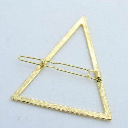 بكله شعر اكسسوارات شعر متوفر 1 لون ذهبي مثلث