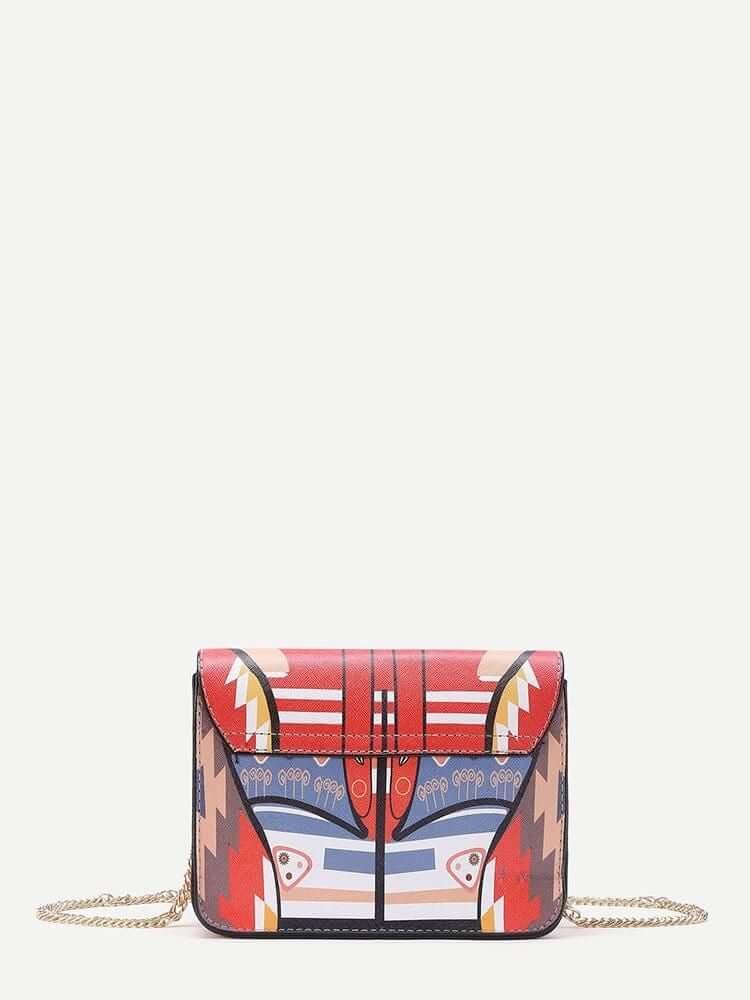 حقيبة طباعة رسم كاريكتوري شنط وحقائب متوفر 1 لون