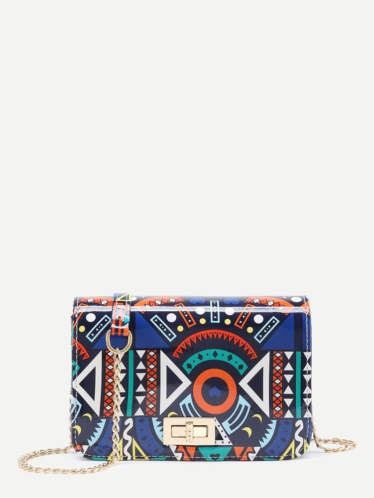 شنطه نسائيه كاجوال هندسي الشكل تويست شنط وحقائب شنط