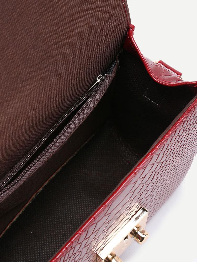 شنطه بجلد ثعبان بمفصل معدني شنط وحقائب متوفر 3 لون