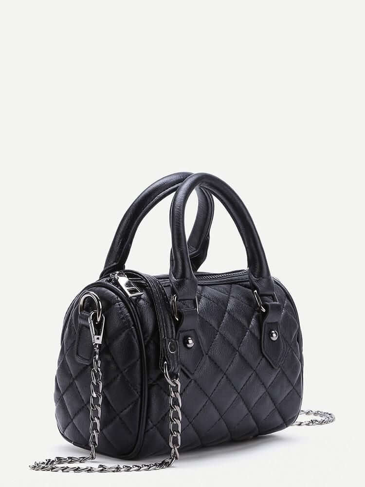 حقيبة صغيرة جلد صناعي أزياء مع السلسلة شنط وحقائب متوفر 1 لون