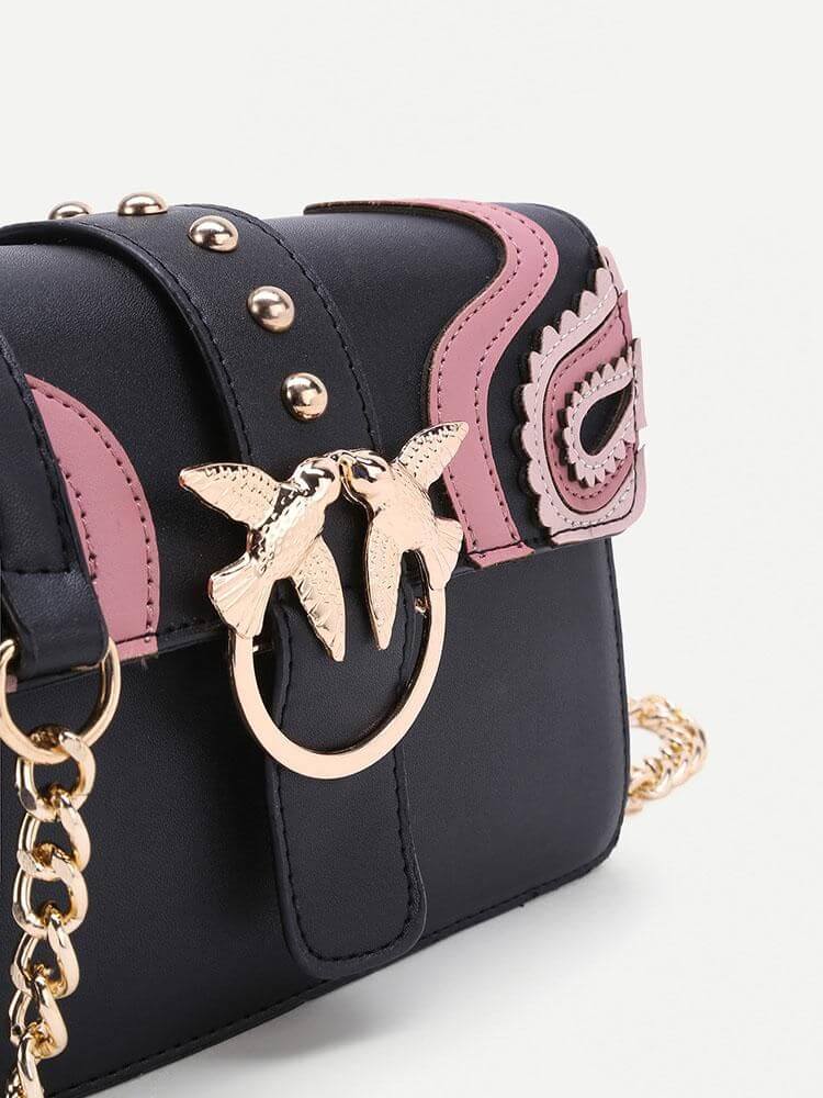 حقيبه انيقه برسمة طيور شنط وحقائب متوفر 2 لون