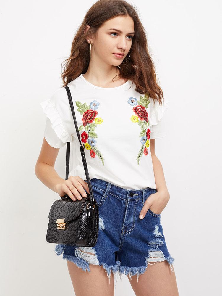 شنطه بجلد ثعبان بمفصل معدني شنط وحقائب متوفر 3 لون