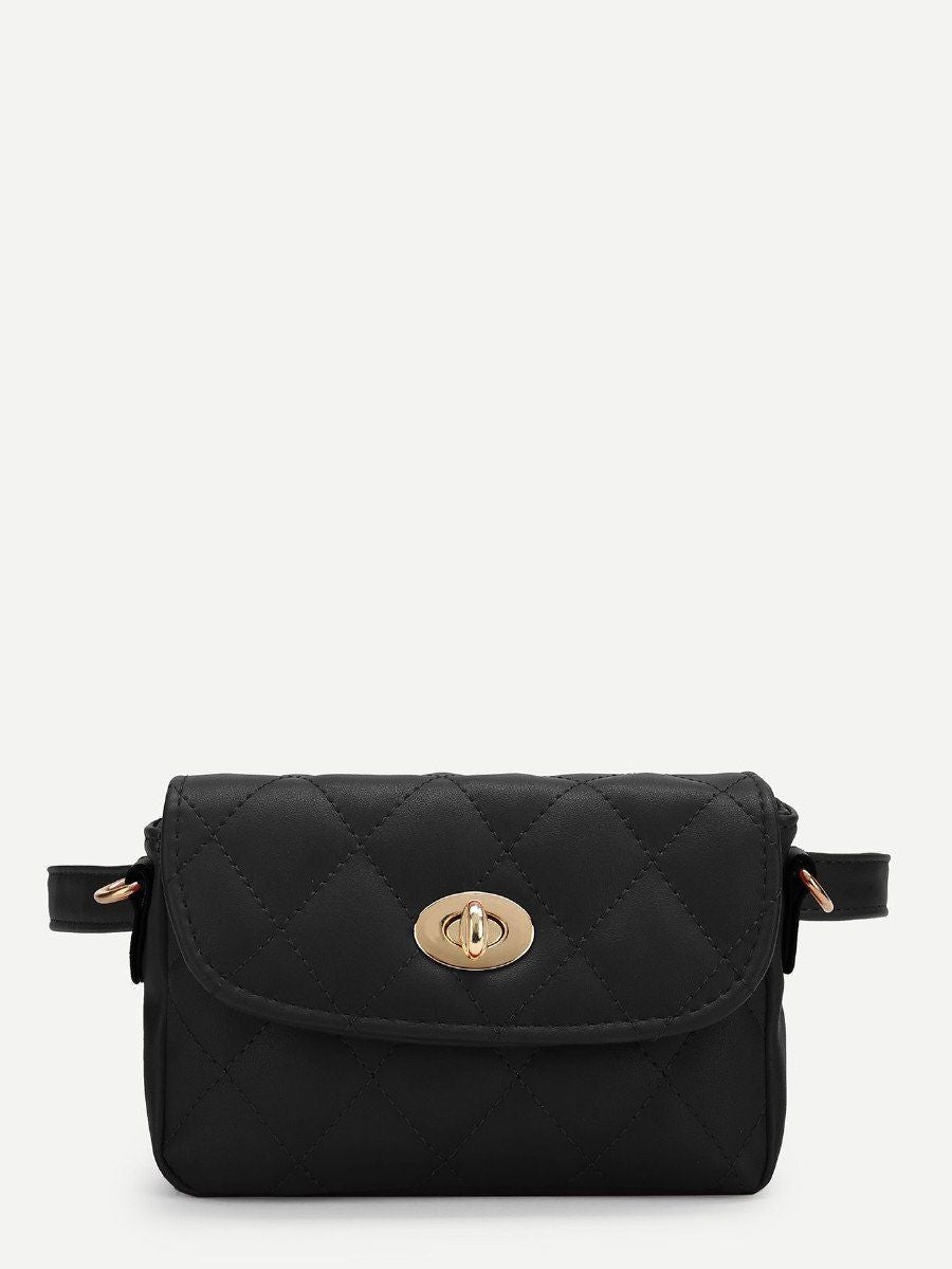 شنطة خصر جلديه سوداء شنط وحقائب jewel