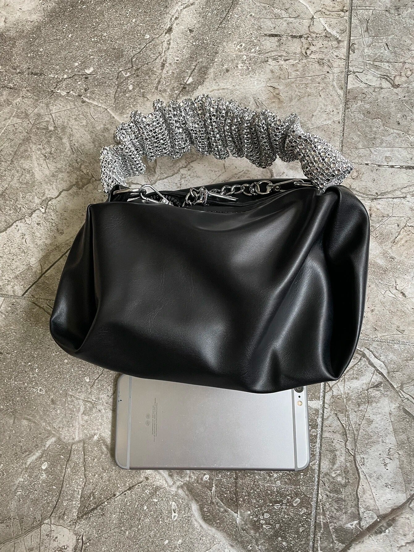 حقيبة ساتشل سلسلة شنط وحقائب شنط اسود