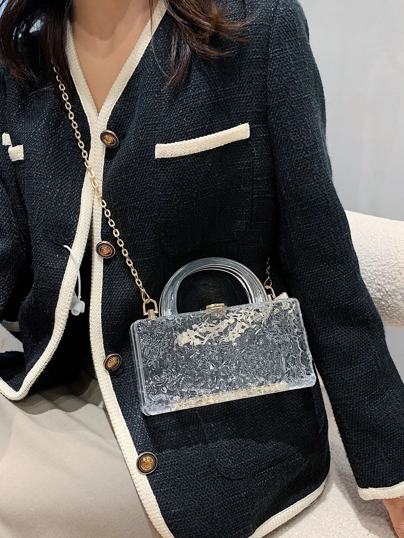 حقائب ساتشيل نسائية شفافة شنط وحقائب شنط شفاف