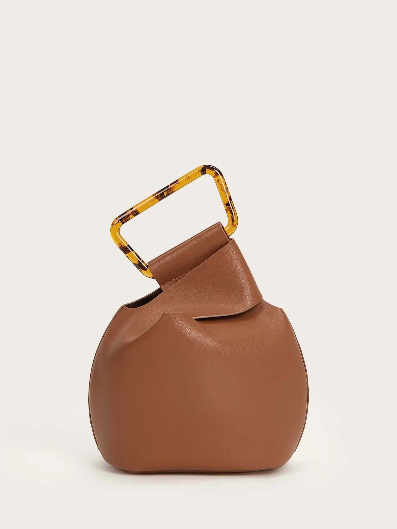 حقيبة جركل مقبض مرتفع شنط وحقائب شنط بني