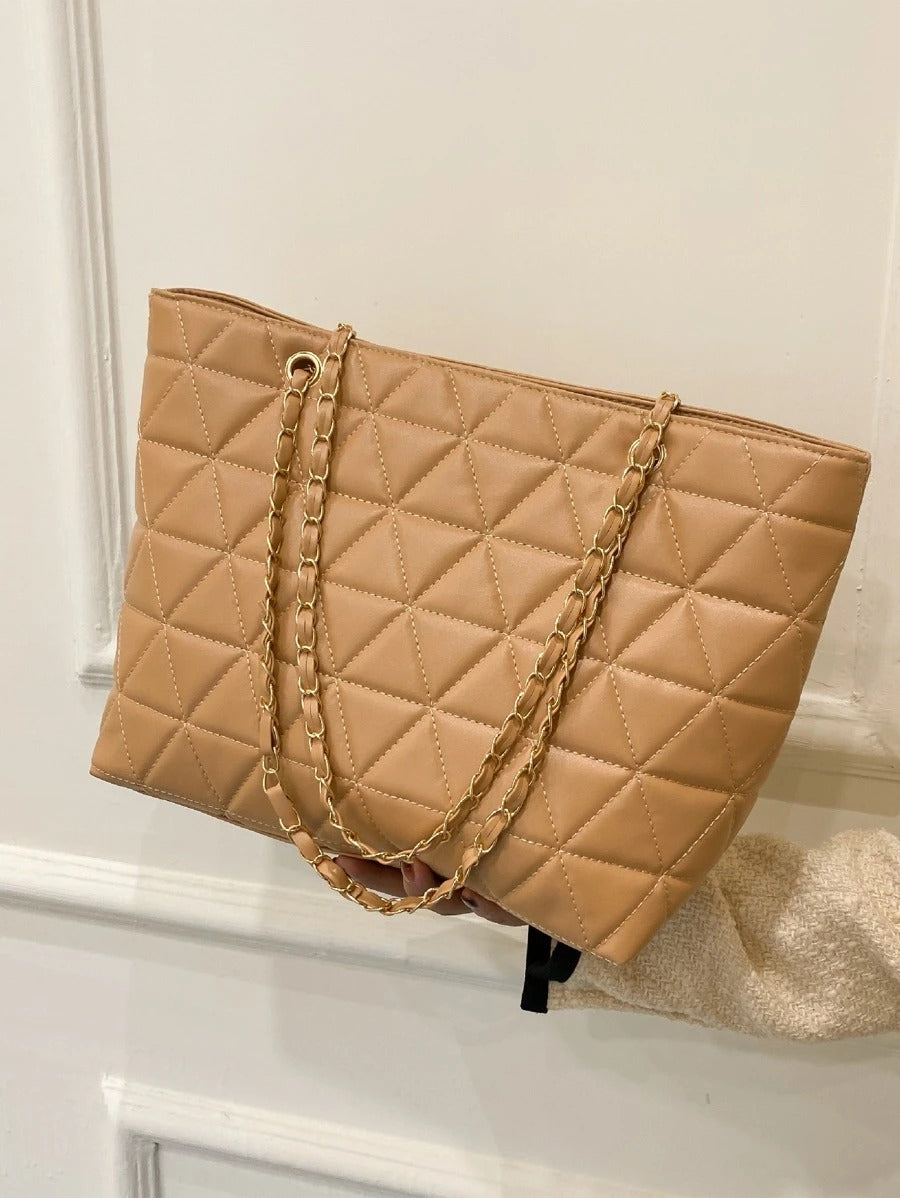 حقيبة كتف كبيرة للجامعة شنط وحقائب شنط كاكي