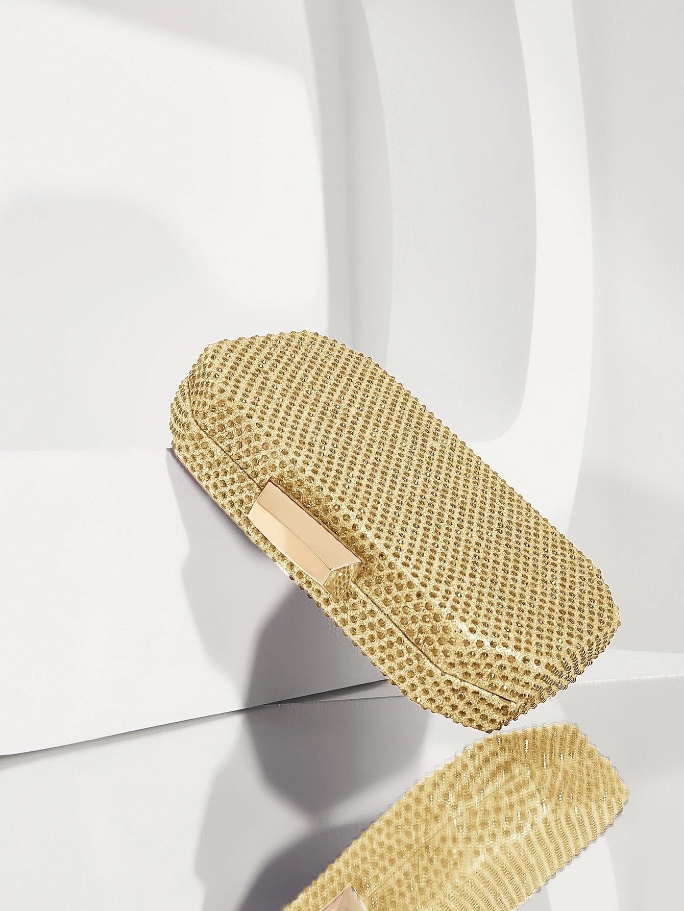 حقيبة سهره صندوق بديكور ذهبي شنط وحقائب شنط ذهبي