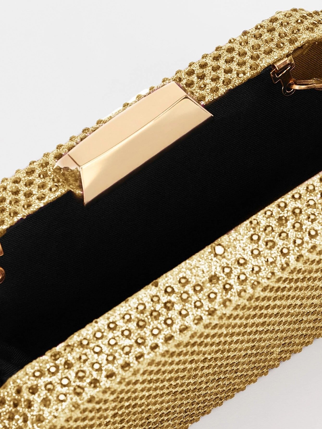 حقيبة سهره صندوق بديكور ذهبي شنط وحقائب شنط