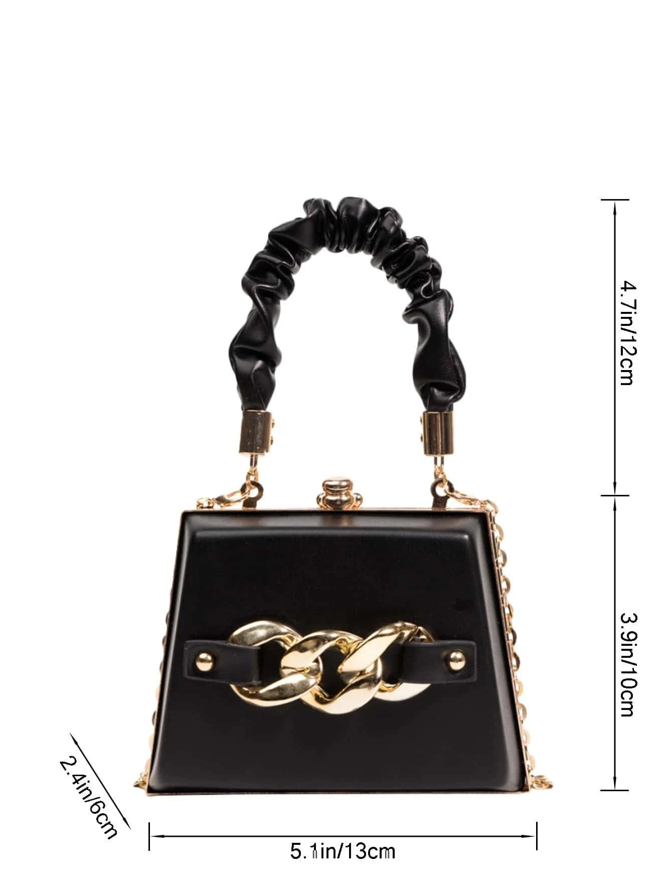 حقيبة مربعة صغيره بلون اسود شنط وحقائب شنط اسود