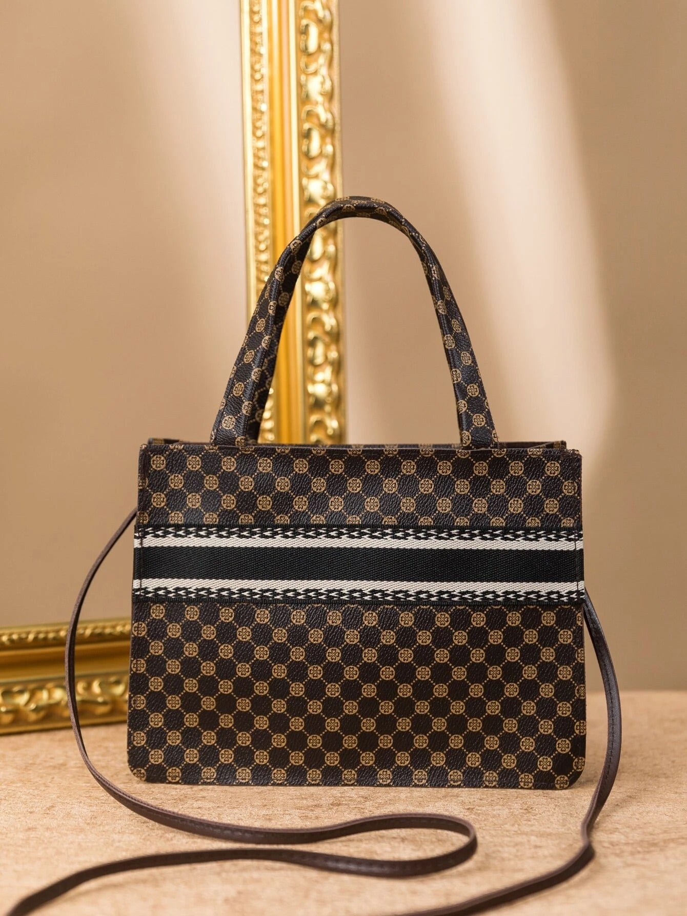 حقيبة ساتشيل بنية شنط وحقائب شنط