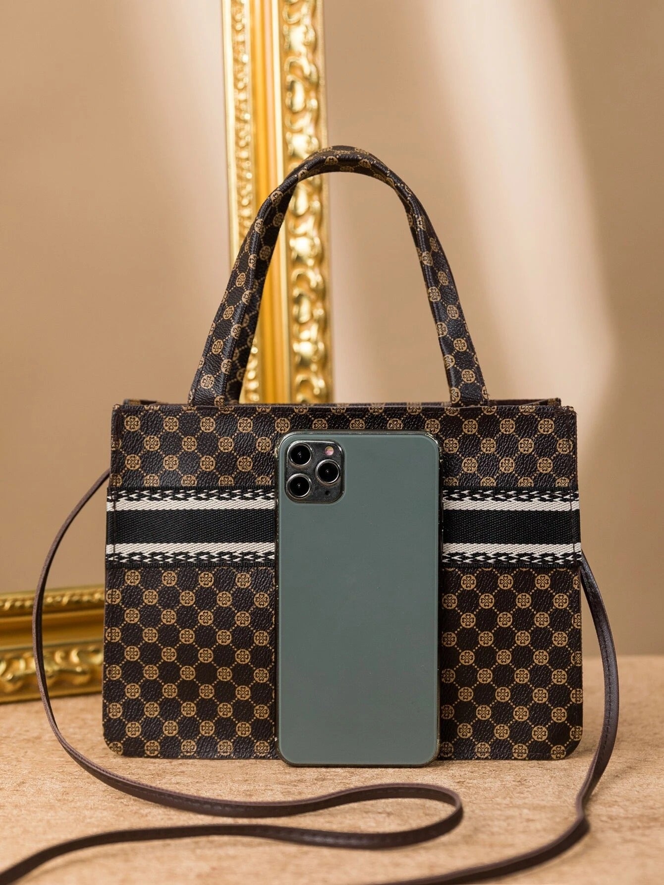 حقيبة ساتشيل بنية شنط وحقائب شنط