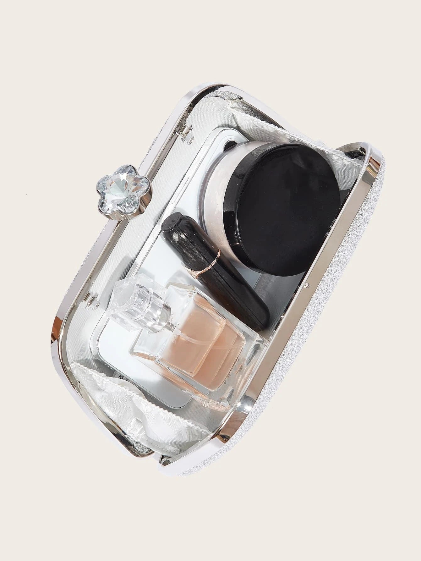 حقيبة سهره فضية شنط وحقائب شنط