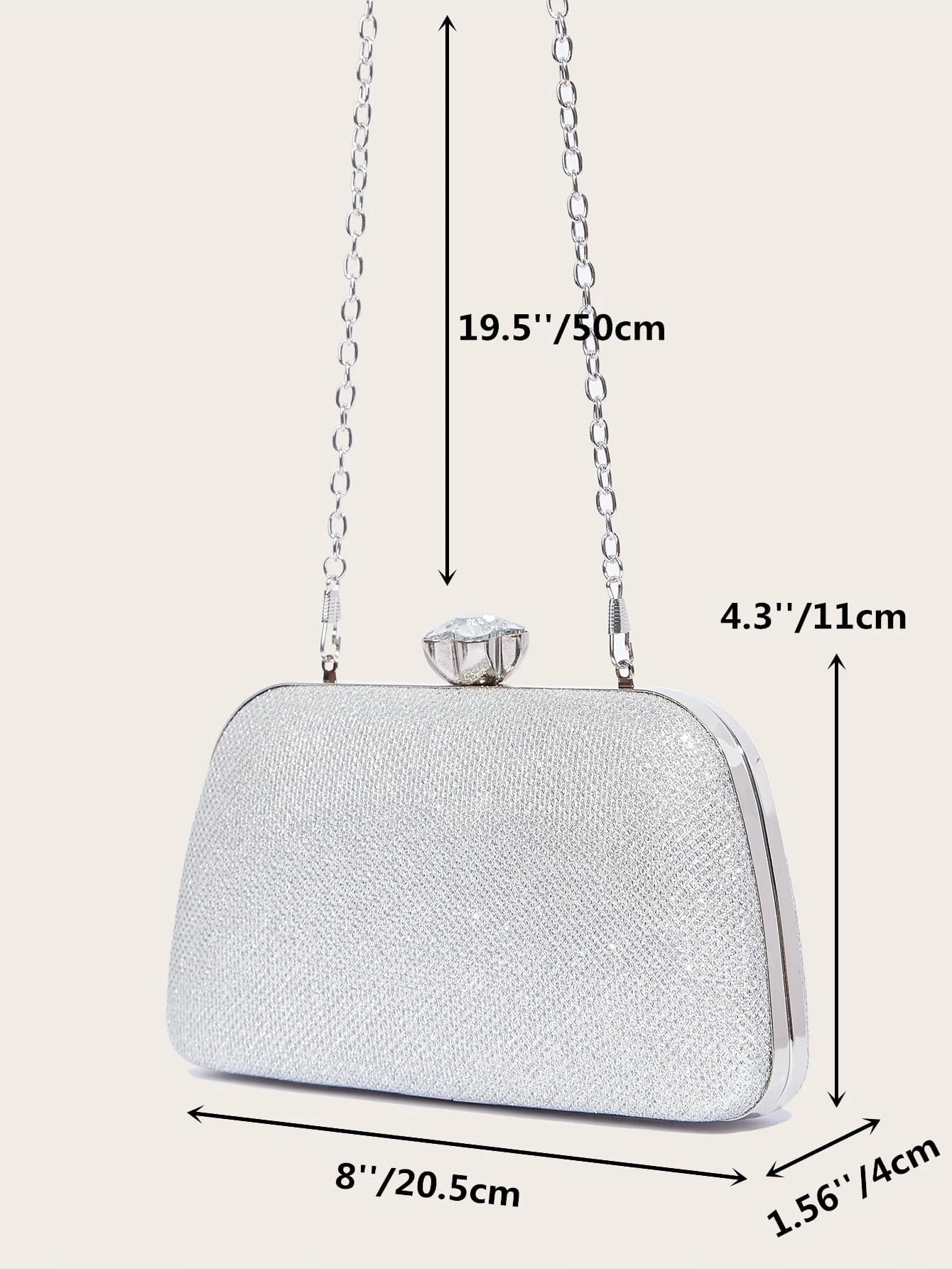 حقيبة سهره فضية شنط وحقائب شنط