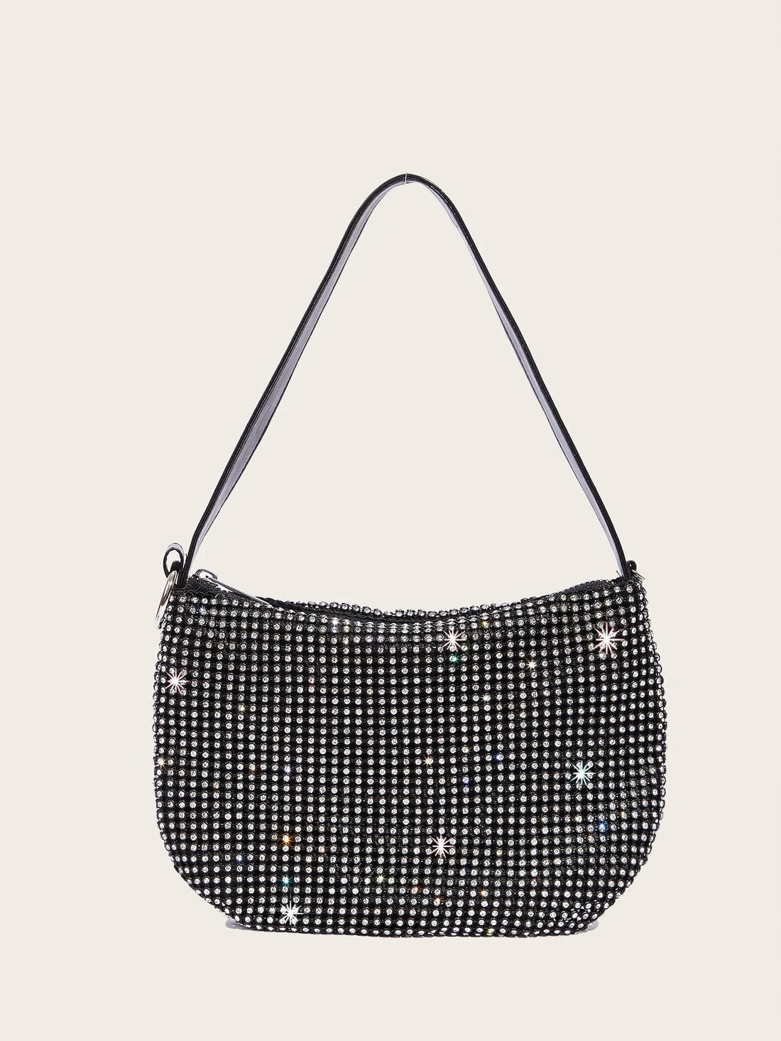 حقيبة كلاتش فضي واسود شنط وحقائب شنط