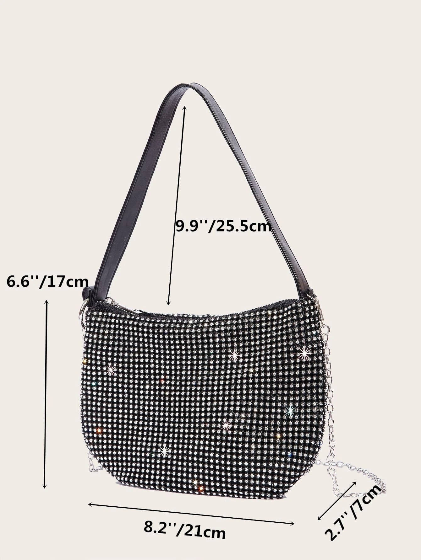 حقيبة كلاتش فضي واسود شنط وحقائب شنط