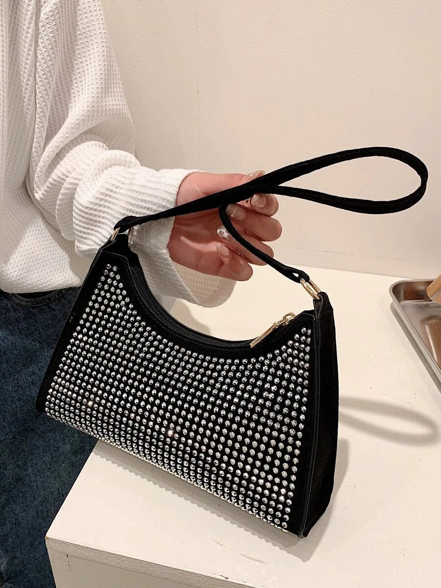 حقيبة مرصعه اسود شنط وحقائب شنط أسود