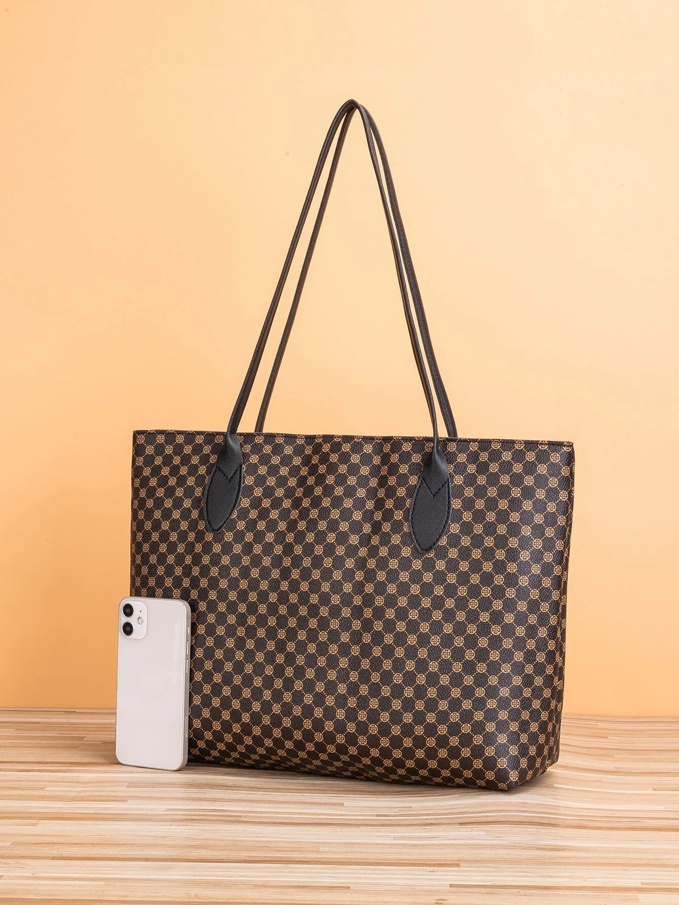 حقيبة جلد كبيره بنية للجامعه شنط وحقائب شنط بني