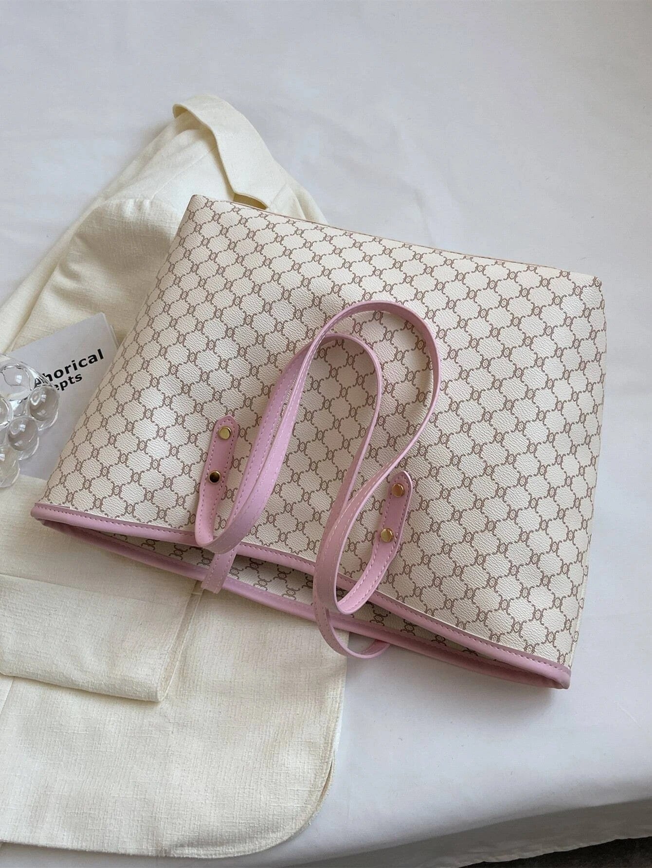 حقيبة كتف بني كبيرة للجامعه والطلعات شنط وحقائب شنط