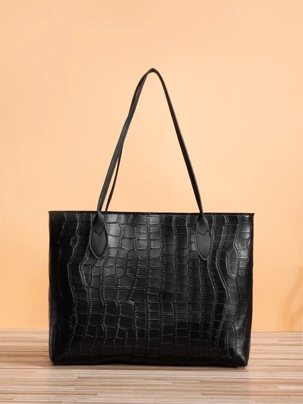 حقيبة جلد كبيره بنية للجامعه شنط وحقائب شنط