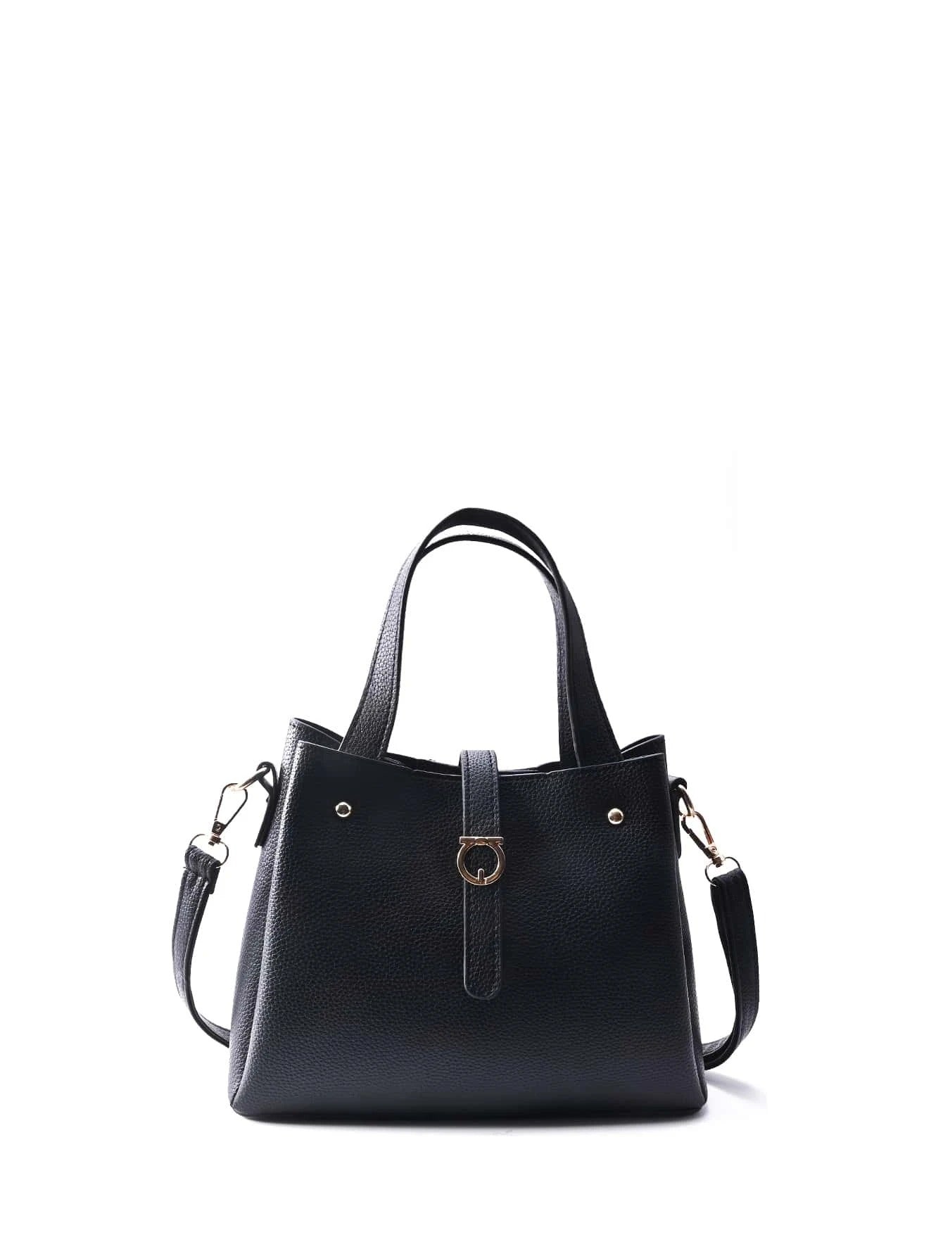 حقيبة ليتشي مشبك شنط وحقائب شنط اسود